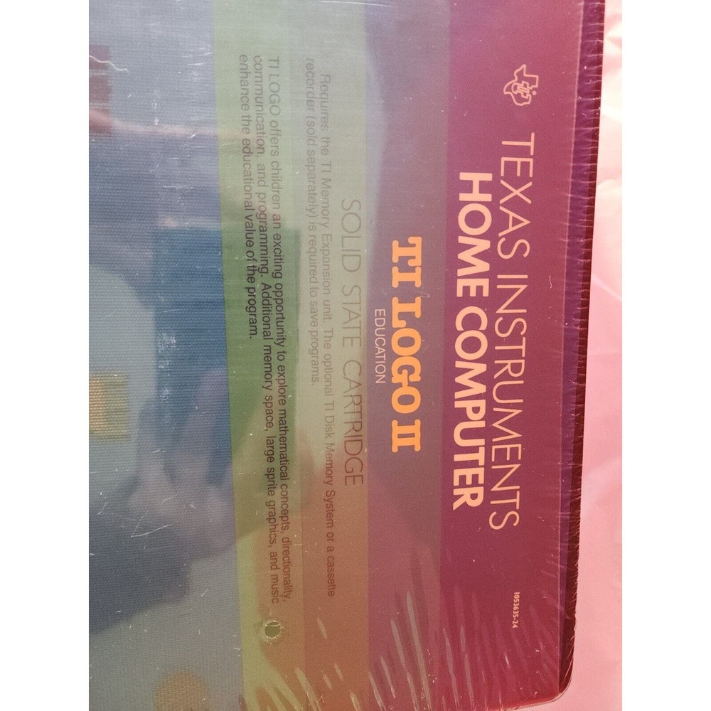 Texas Instruments Home Computer TI Logo II Solid State Cartridge nip - Picture 12 of 12
